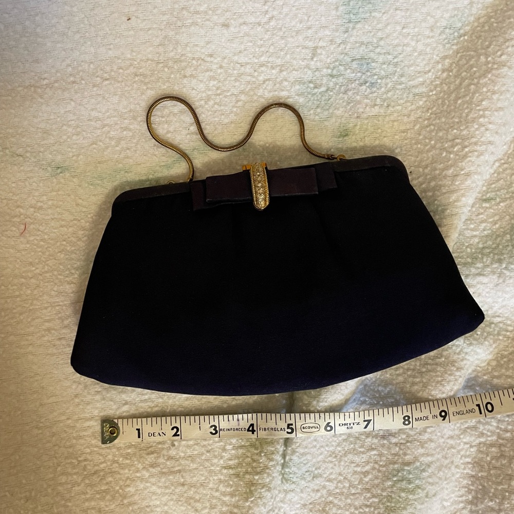 Navy Evening Bag